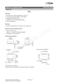 B78476A8317A003 Datenblatt Seite 2