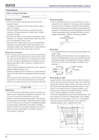 D2FD-2L1-1T Datasheet Pagina 4