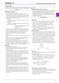 D2SW-P01L1-2M Datasheet Pagina 5