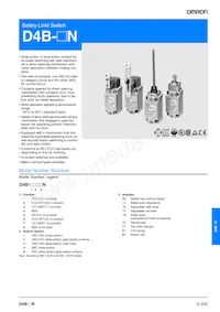 D4B-5170N Datasheet Cover