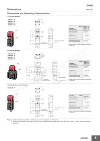 D4NS-3AD Datasheet Page 6