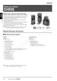 D4NS-3DF Datasheet Cover