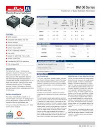 DA103MC-R Datasheet Cover