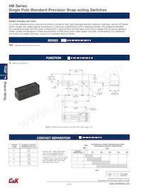 HBS4KHB4ST055CU數據表 頁面 2