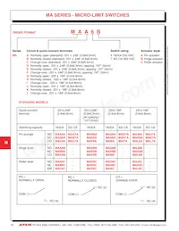 MAF6B Datasheet Pagina 2