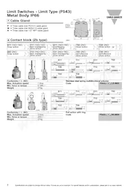 PS43L-NS11RH-M00 Datenblatt Seite 7