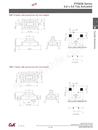 PTS636 SK25F SMTR LFS Datasheet Pagina 5