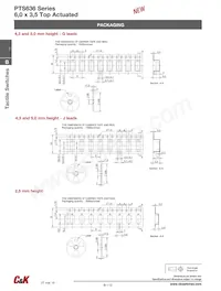 PTS636 SK25F SMTR LFS Datasheet Pagina 6