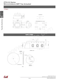 PTS810 SJS 250 SMTR LFS Datasheet Page 2