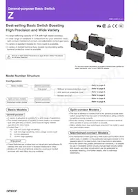 Z-15GK556-MR 2M Datasheet Copertura