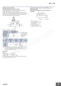 ZC-Q2155-MR VCT 5M數據表 頁面 5