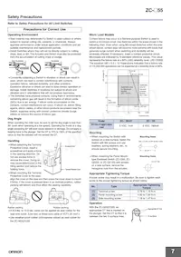 ZC-Q2155-MR VCT 5M Datasheet Pagina 7