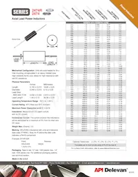 2474-52J Datasheet Copertura