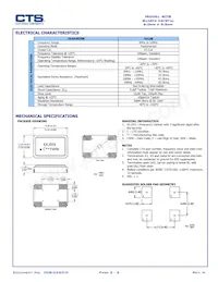 406I12D25M00000 Datasheet Pagina 2