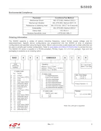 500DLAA125M000ACF Datasheet Page 5