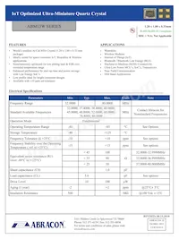 ABM13W-80.0000MHZ-8-NH7Z-T5 Datenblatt Cover