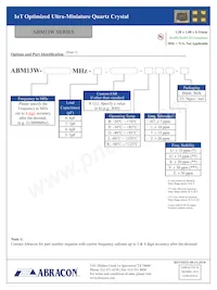 ABM13W-80.0000MHZ-8-NH7Z-T5 Datasheet Pagina 2