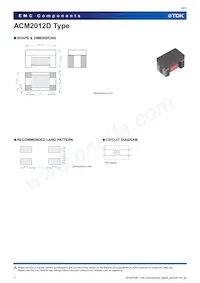 ACM2012D-900-2P-T Datasheet Pagina 5