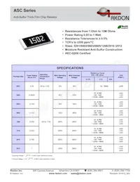 ASC0603-100RF1 Datenblatt Cover