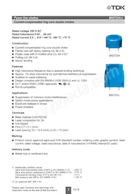 B82723J2601N002 Datasheet Page 2