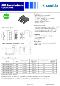 CDEP105MENP-R80PC Datasheet Cover