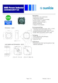 CDRH8D43RT125NP-470MC數據表 封面