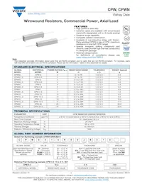 CPWN20R3000JB143 Datasheet Cover