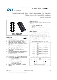 EMIF06-1005MX12Y Datasheet Copertura