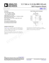 HMC1167LP5ETR Datenblatt Cover