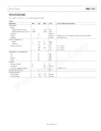 HMC1167LP5ETR Datasheet Pagina 3