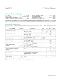 MAX7375AXR485+T Datasheet Page 2