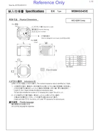 MDH6045C-101MA=P3 Datasheet Copertura