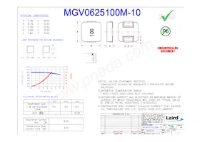 MGV0625100M-10 Datasheet Cover