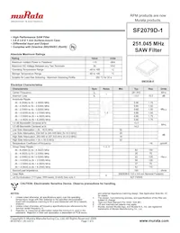 SF2079D-1 Datasheet Copertura