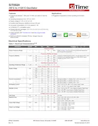 SIT8920AM-81-XXE-25.000000數據表 封面