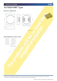 VLF302510MT-150M Datasheet Pagina 5