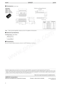 A6HR-2104 Datasheet Pagina 2