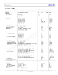 ADIS16467-3BMLZ Datasheet Page 3