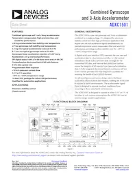 ADXC1501AWBRGZ-RL數據表 封面