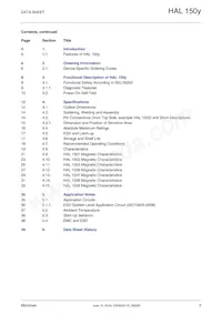 HAL1509SU-A數據表 頁面 3