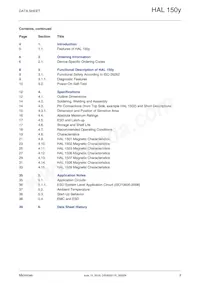 HAL1509SU-A Datenblatt Seite 3