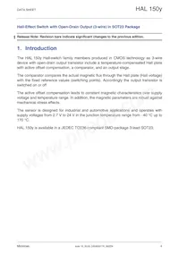 HAL1509SU-A Datasheet Pagina 4