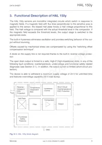 HAL1509SU-A Datasheet Pagina 8