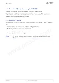 HAL1509SU-A Datasheet Pagina 9