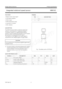 KMI15/2/V3PX Datasheet Pagina 2