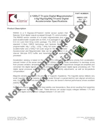KMX63-1055數據表 封面
