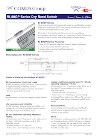 RI-80GP1015 Datasheet Copertura