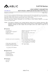 S-5716ANDL3-M3T1U Datasheet Copertura