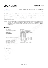 S-5725ECBH0-M3T1U Datasheet Copertura