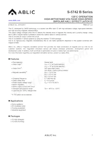 S-5742RBL2B-Y3N2U Datasheet Copertura